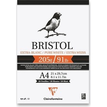 Clairefontaine Blok Bristol A4 20 listov 205 g