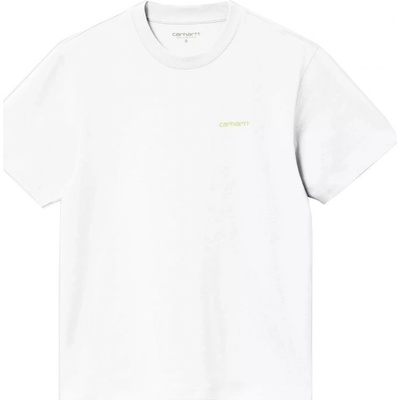 Carhartt WIP Script Embroidery S/S bílá
