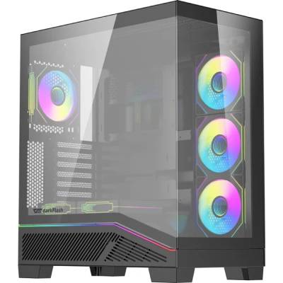 DarkFlash K430 + 6 fans Black