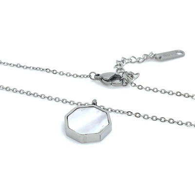 Jan Kos jewellery Řetízek s přívěskem z oceli 12111821