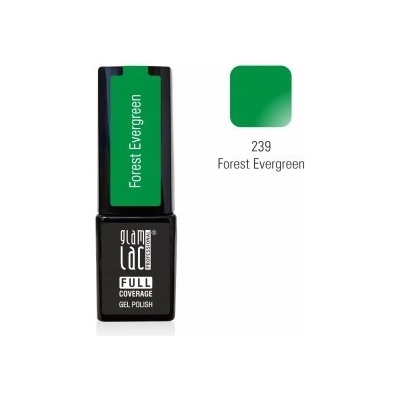 GlamLac Gel lak zelený -239 Forest Evergreen 6 ml
