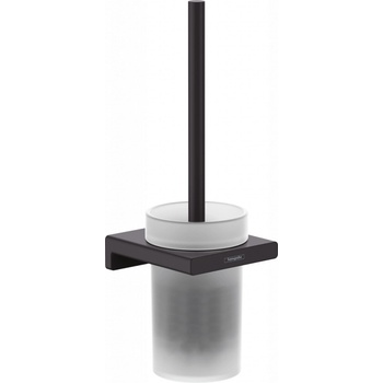 Hansgrohe AddStoris WC kefa nástenná matné sklo čierna mat 41752670