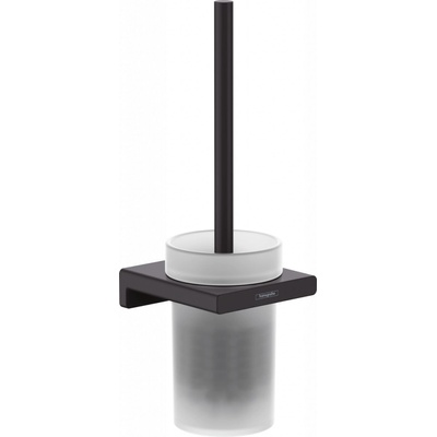 Hansgrohe AddStoris WC kefa nástenná matné sklo čierna mat 41752670