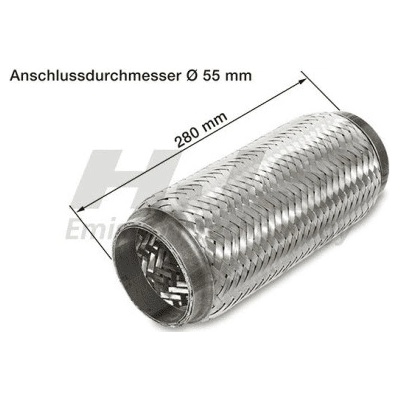 Pružný díl výfuku HJS 83 00 8525