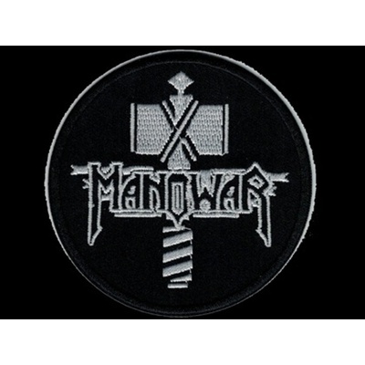 Nášivka MANOWAR vyšívaná zažehlovací