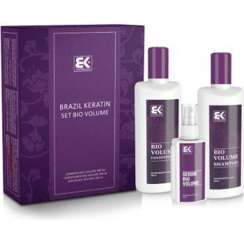 Brazil Keratin Bio Volume šampón 300 ml + kondicioner 300 ml + sérum 100 ml darčeková sada