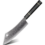 HARAHU Дамаски кухненски нож TS-37454 - Cleaver/Черен KP37454