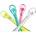 Babyono Силиконова лъжичка Baby Smile Син 9370005 (9370005)