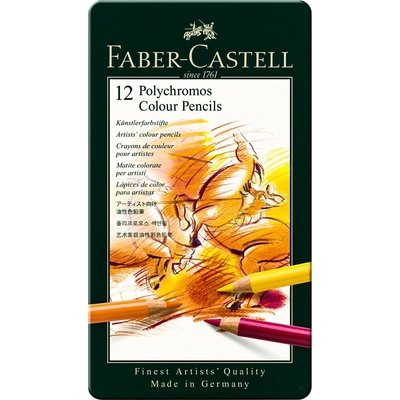 Faber-Castell Polychromos 110012 12 farieb