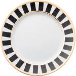 La Mania Home Чинийки за десерт Stripes черни 6 бр (5905549410882)