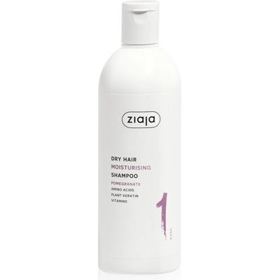 Ziaja Plant Essentials Pomegranate hydratační šampon pro suché vlasy 400 ml