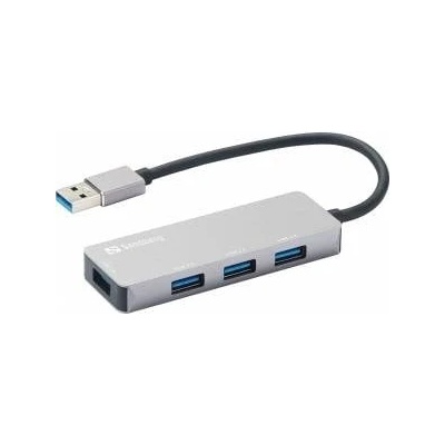 Sandberg USB-A Hub 1xUSB3.0+3x2.0 SAVER USB-A Hub 1xUSB3.0+3x2.0 SAVER, USB 3.2 Gen 1 (3.1 Gen 1) Type-A, USB 2.0, USB 3.2 Gen 1 (3.1 Gen 1)
