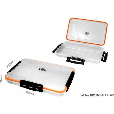 Delphin Krabica TBX One 360-1P Clip WP 360x230x50mm