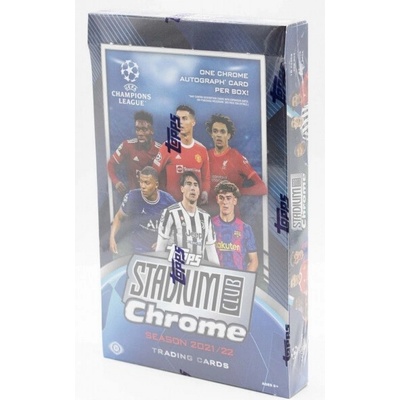 Panini 2021-2022 Topps Champions League Stadium Club Chrome Hobby Box