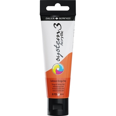 Daler-Rowney System3 АКРИЛНА боя Cadmium Orange Hue 59 ml 1 бр (129059619)