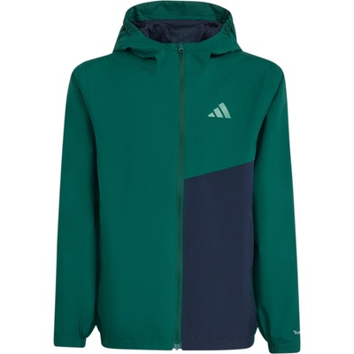 adidas Terrex Детско водоустойчиво яке adidas Terrex Kid's MT 2L Rain Jacket Waterproof jacket - Collegiate Green - размер 170 (EU) (703-6886-0516)