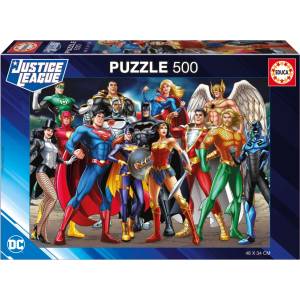 Educa Пъзел Educa - DC Comics, Лигата на справедливостта, 500 части (EDU19913)