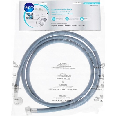 Přívodní HADICE k pračce, myčce 2,5m Whirlpool ORIGINÁL – Zboží Mobilmania