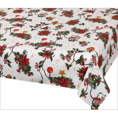 Bellatex ubrus VÁNOCE vánoční zvonečky 100x100cm