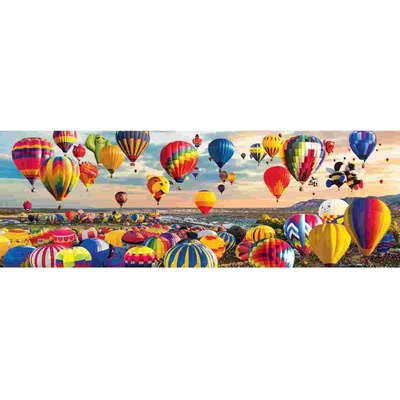 EUROGRAPHICS - Puzzle Balloon Lift Off panorama - 1 000 piese