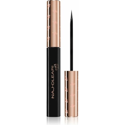Naj-Oleari Impeccable Eyeliner tekuté oční linky 01 vinyl black 4 ml