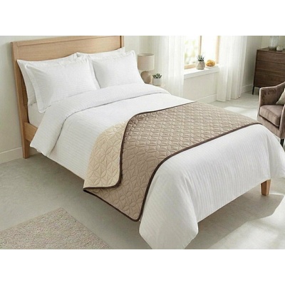 DADKA Šála na postel Ultra 2C/03-811 béžová/cappuccino 80x275 cm