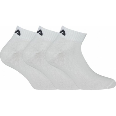 Fila ponožky Quarter 3-pack White