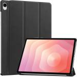 Samsung Калъф за Samsung Galaxy Tab S12+ от PU Кожа + PC с Tri-fold Стойка и Скрийн Протектор - 6 цвята
