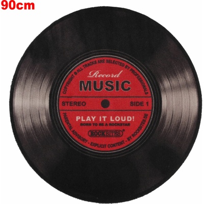 Rockbites килим Record Music - Rot - ROCKBITES - 100993