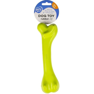 Duvo Plus - Гумен кокал за кучета с вкус на мента, 20 см