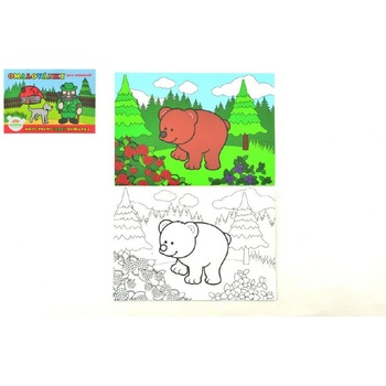 Omalovánky Moje první lesní zvířátka 21x14,5cm MPLZ