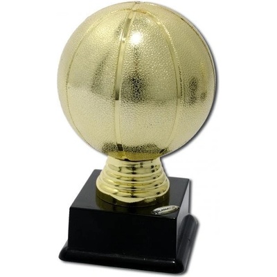 F1069 Soška basketbalový míč zlatý