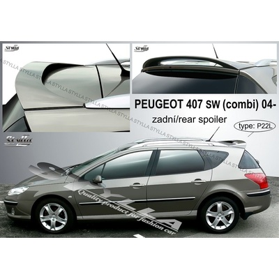 Spoiler zadných dverí horný Peugeot 407 SW 2004-2011