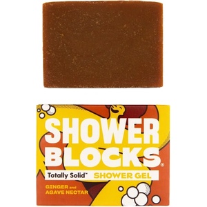 Shower Blocks Solid Shower Gel - Ginger & Agave Nectar Цвят: оранжев