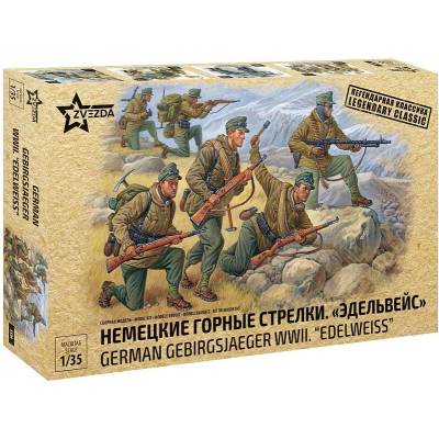 Zvezda German Gebirgsjäger WWII "Edelweiss" 1:35