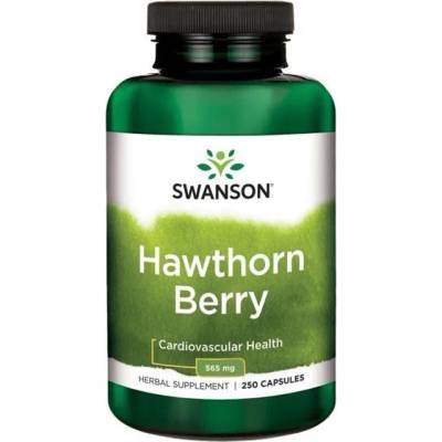 Swanson Hawthorn Berries, 565 mg, 250 капсули, Swanson (SW773)