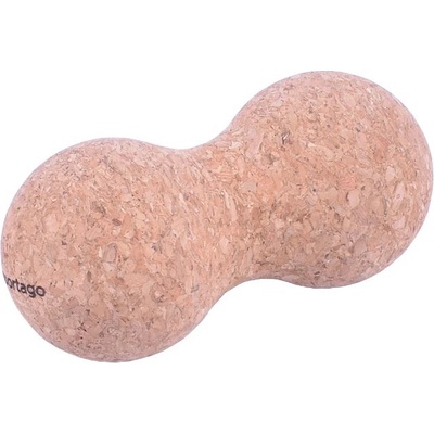 Sportago korkový masážný Peanut ball 6,5x13,5 cm