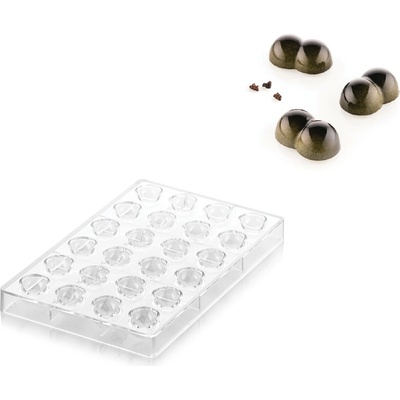 Silikomart Форма за шоколадови бонбони Bolla P от тритан (52.910.86.0065)