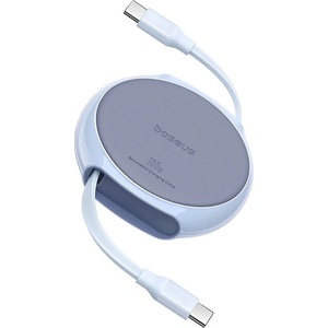 Baseus Кабел Type-C към Type-C, 100W, 1m - Baseus Pathfinder (P10368400311-00) - Galaxy Blue
