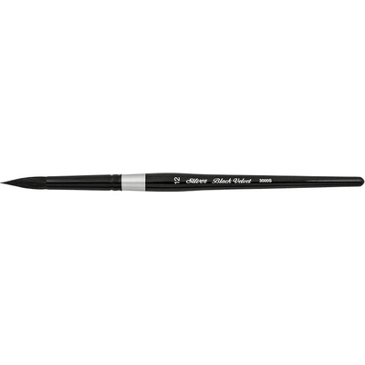 Kulatý štětec Black Velvet 3000S, Silver Brush – Zboží Dáma