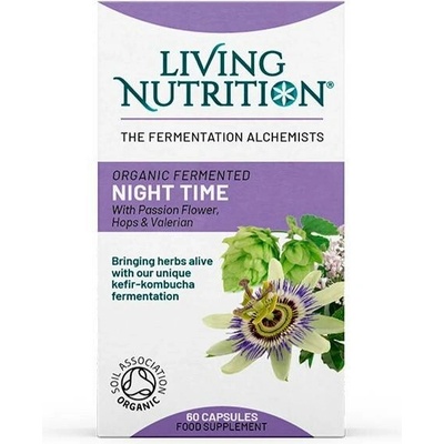 Living Nutrition Fermentovaná směs Night Time 60 kapslí