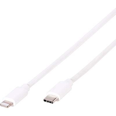Vivanco Кабел Vivanco 45281, от USB C(м) към Lightning(м), 1m, бял (45281)