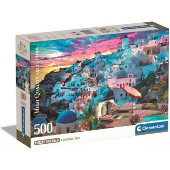 Clementoni Колекция Високо Качество: Гърция пъзел - 500 части (35540)