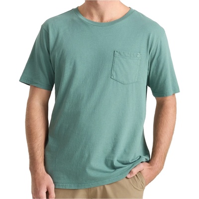 Roark Мъжка тениска Roark Made To Fade Tee T-shirt - Washed Slate Green (216-7013-0513)