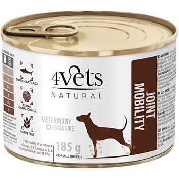 4Vets NATURAL 4Vets Мобилност на ставите при кучета 185 г