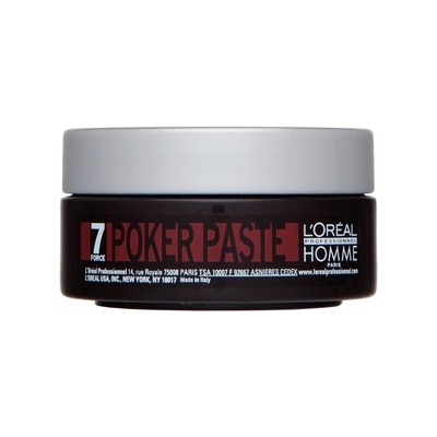 L'Oréal Homme Poker Paste моделираща паста за екстра силна фиксация 75 ml