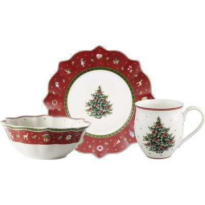 Villeroy & Boch Toy´s Delight raňajková súprava červená 6 ks