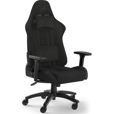 Геймърски стол Corsair TC100 RELAXED - Fabric Blac (CORSAIR-CHAIR-9010051-WW)