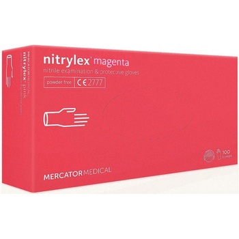 Mercator Medical Nitrylex Magenta Nitrilové rukavice magenta 100 ks