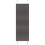 vidaXL Плисирана щора черна 50x150 cm Ширина на плата 49, 4 cm (4015133)